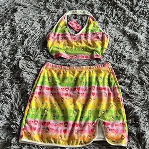 Shein x Hello Kitty skirt and top set
